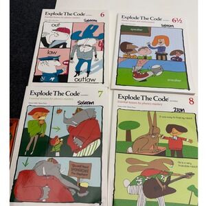 Explode The Code Phonics Mastery Workbooks Books 6 6.5 7 8 2nd Edition Set